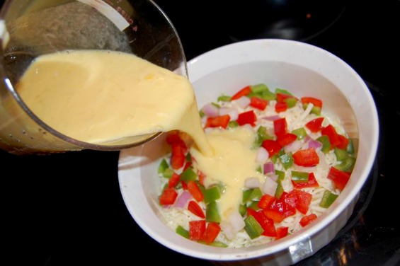 Garden Veggie Frittata Vegetarian Recipe