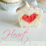 Heart in the Middle Cupcakes