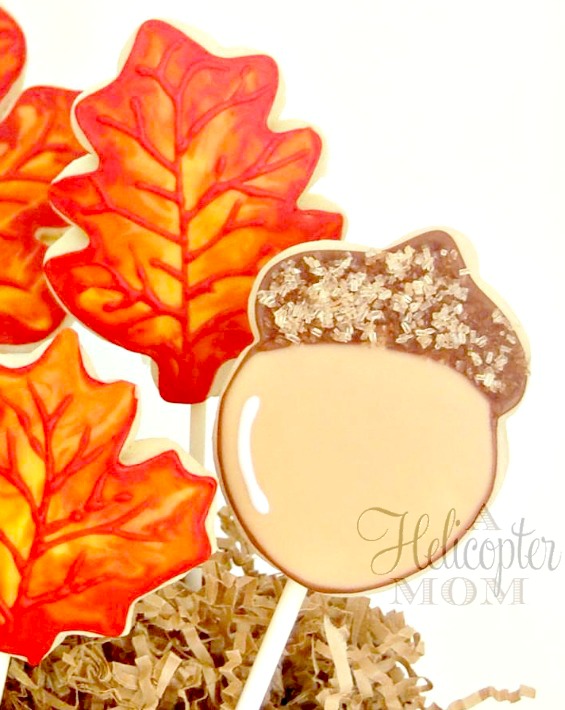 Autumn Acorn Hand Iced Cookies