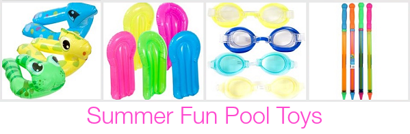 Summer Fun Pool Toys at Dollar Tree