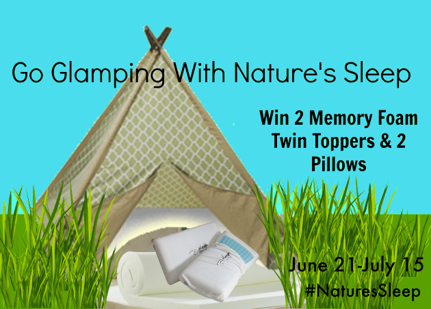 Go Glamping with Nature's Sleep Giveaway