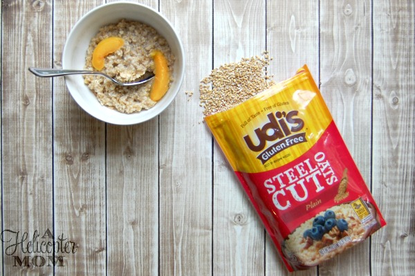 Gluten-Free Peaches and Cream Steel Cut Oats