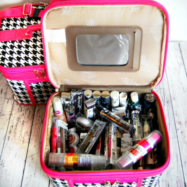 My Favorite Things Giveaway - Cosmetic Train Cases and Makeup Collection