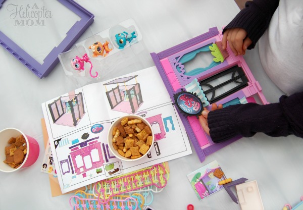 Playing with Littlest Pet Shop