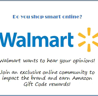Shop at Walmart? Earn Amazon Gift Codes