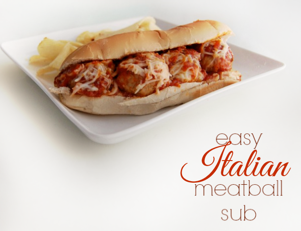 Easy Meatball Sub #MeatballMasters