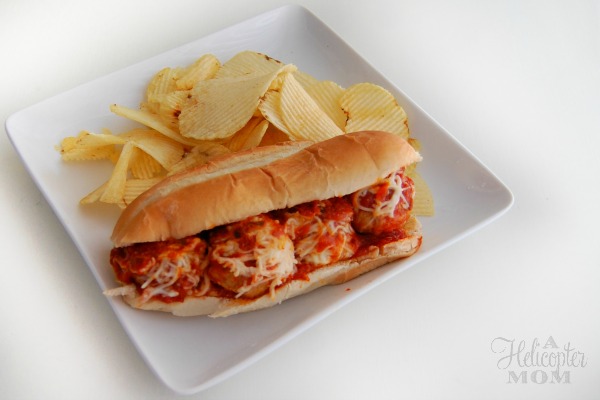 Easy Italian Meatball Sub #MeatballMasters