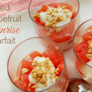 Easy Red Grapefruit Sunrise Parfait