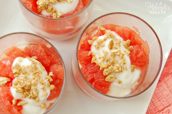 Red Grapefruit Sunrise Parfait