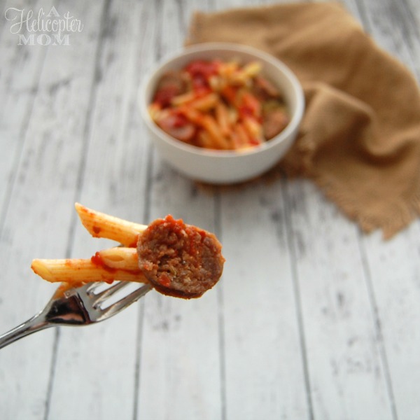 Easy Italian Sausage Penne Pasta