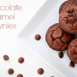 Chocolate Caramel Brownies  – $25 VISA Giveaway