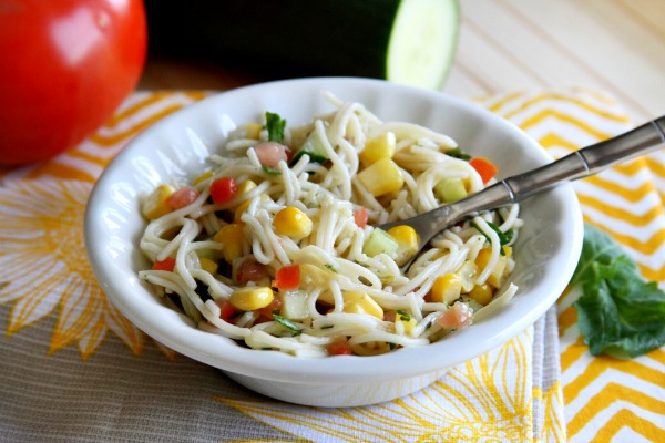 Super Easy Garden Pasta Salad Recipe