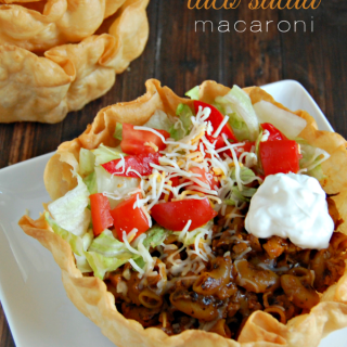Easy Taco Salad Macaroni Dinner Recipe