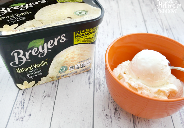 Breyers Natural Vanilla with Fresh Cream, Sugar and Milk