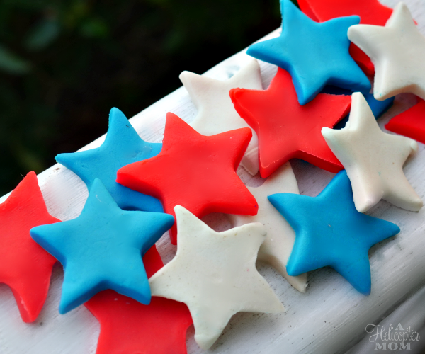 Red, White and Blue Play-Doh Fun