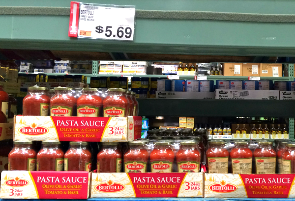 Bertolli Sauces at BJs
