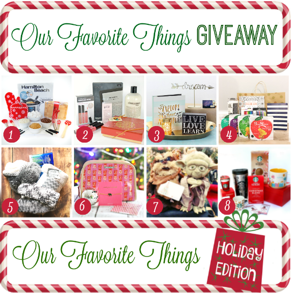 Our Favorite Things Giveaway on A Helicopter Mom