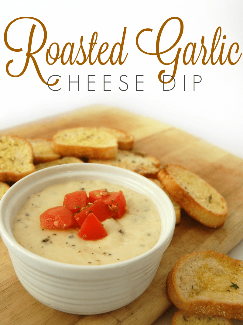 Roasted Garlic Cheese Dip