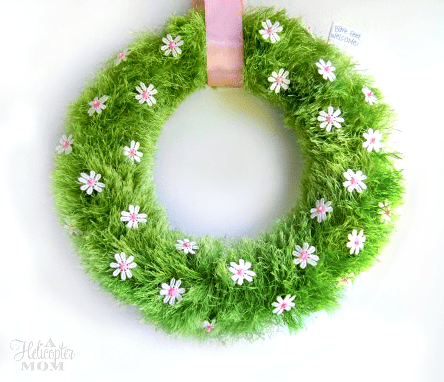 Spring Baby Grass Wreath - DIY Craft