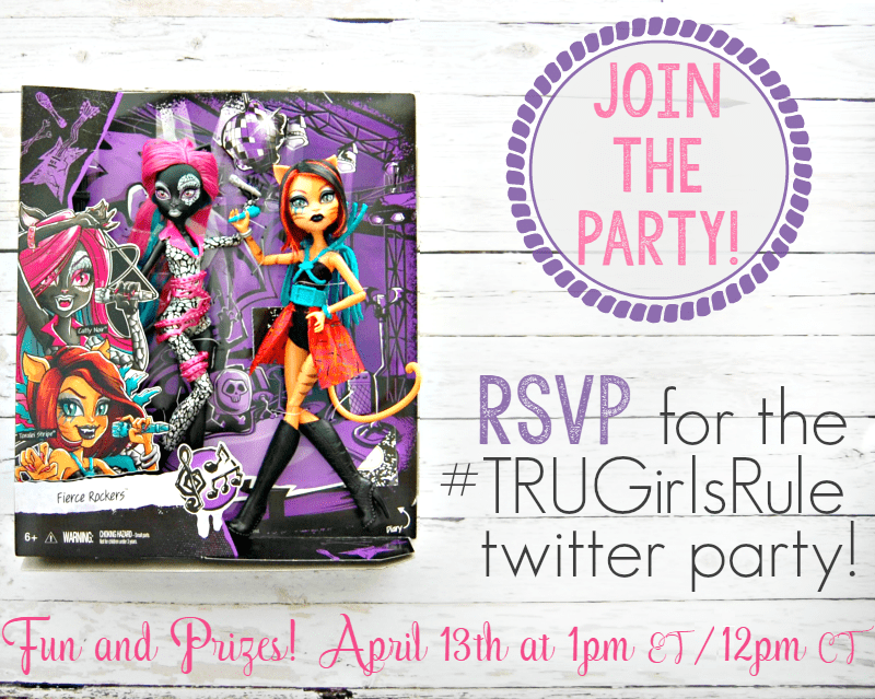 TRUGirlsRule Twitter Party - RSVP at ahelicoptermom.com