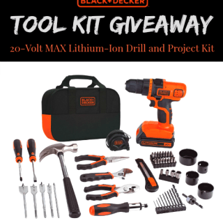 Black and Decker Tool Set Giveaway $75