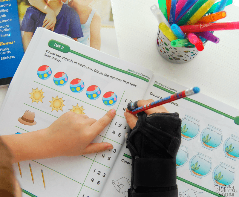 Working on Summer Learning Books - Stop Brain Drain