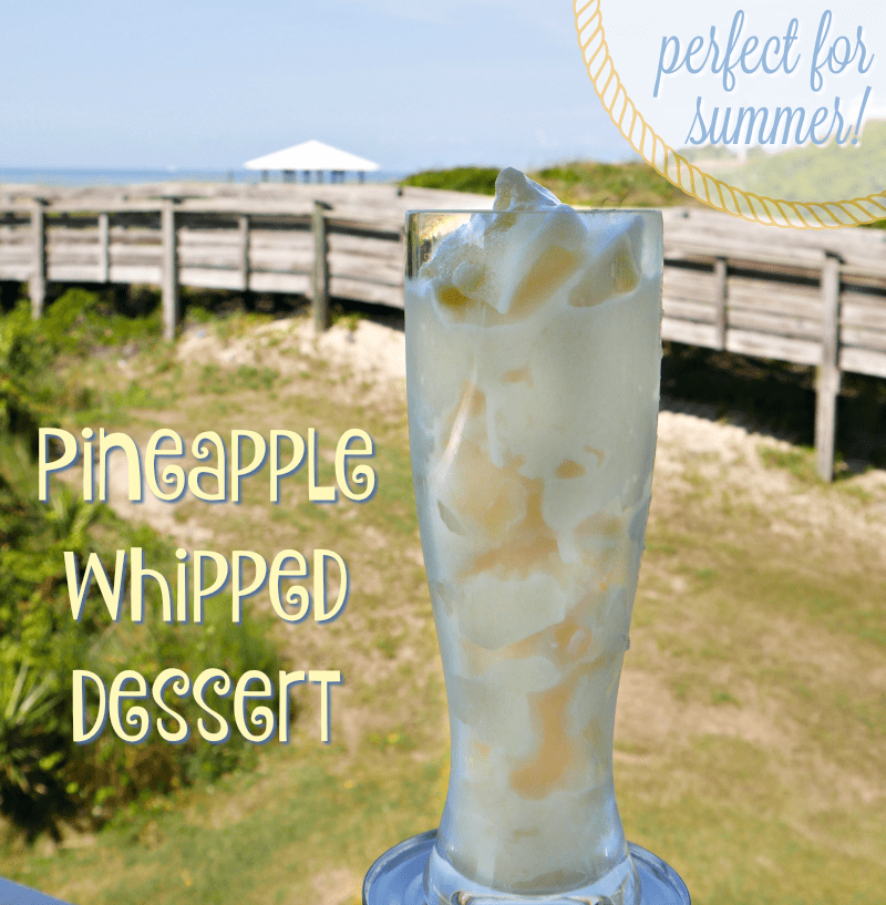 Pineapple Whipped Dessert Recipe - Perfect for summer!