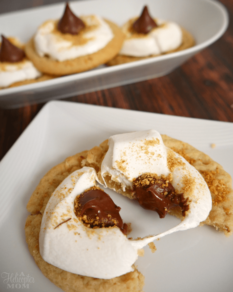 S'mores Hershey's Kiss Cookies Recipe