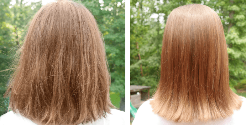 Nexxus Hair Care Before and After