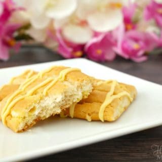 Perfectly Portioned Lemon Bar Snacks