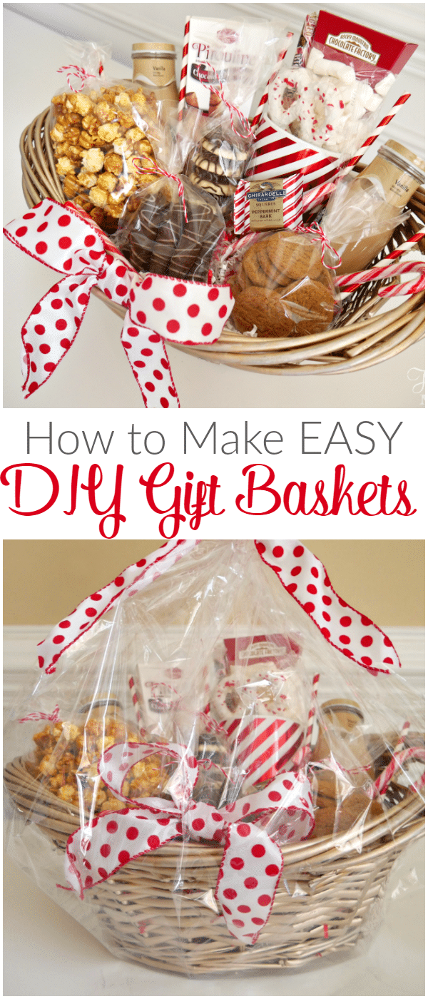 creative ways to make gift baskets