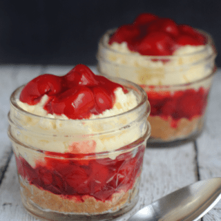 Easy Cherry Cheesecake in a Jar Recipe