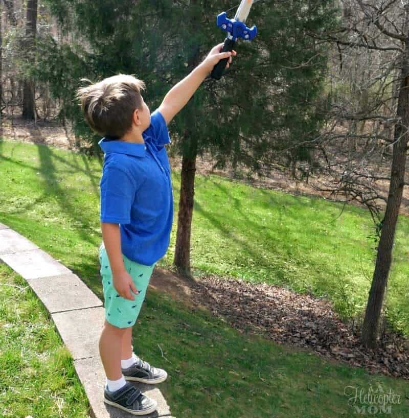 Raising Kids Playing Outside - Sword