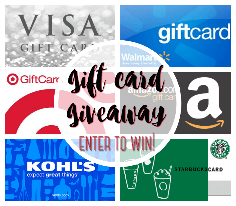 Gift Card Giveaway - Enter to Win