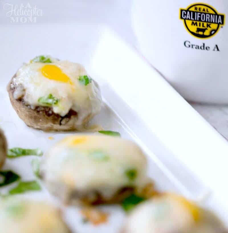 Cheese and Bacon Stuffed Mushrooms Recipe Ingredients