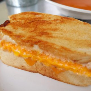 Garlic Grilled Cheese Sandwich with Dipping Sauce Recipe
