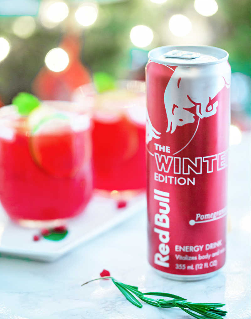 Seasonal Red Bull Winter Edition Pomegranate at Food Lion